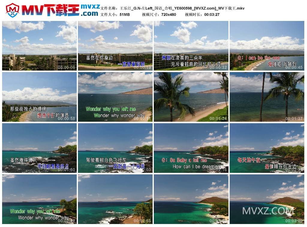 王乐汀_G.N-左Left_国语_合唱_YE600598